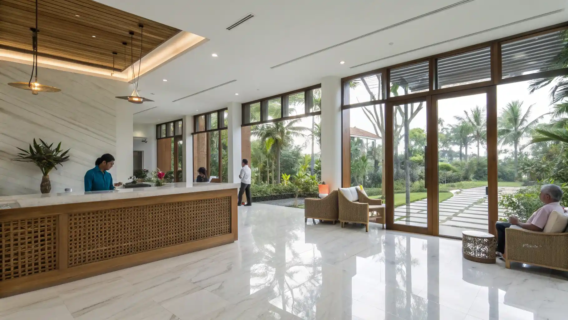 Tropical Clinic Reception | Bali Medical Hub