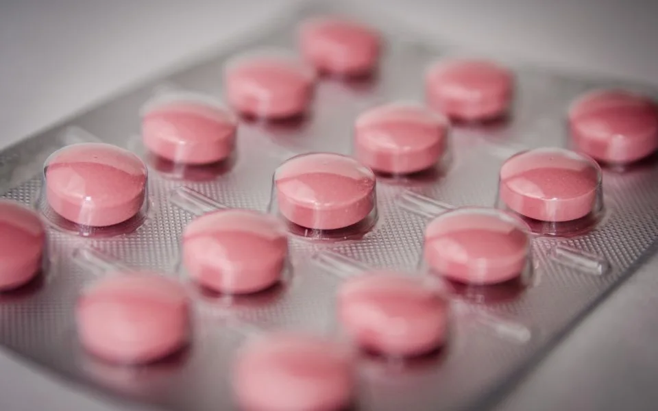 Blister pack of tablets